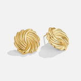 Kolczyki Spiralne z 18K Złota