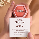 Regulowana Pierścionek - Dla mojej siostry - Zawsze będę przy Twoim boku