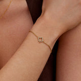 Bransoletka Luxe Crystal Clover