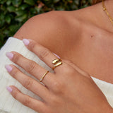 Pierścionek Wrap Raven Gold