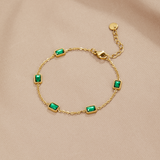 Bransoletka Trinity Emerald