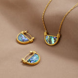 Kolczyki Amalfi Turquoise Shell