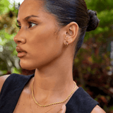 Kolczyki Anaya Triple Gold Hoop