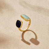 Pierścionek Aquamarine Wrap
