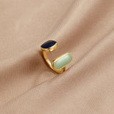 Pierścionek Aquamarine Wrap