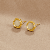 Kolczyki Stud Eva Moonstone