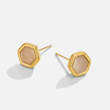 Kolczyki Stud Eva Moonstone