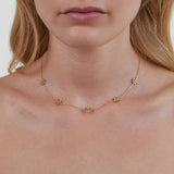 Naszyjnik Flower Power 18K Złoto