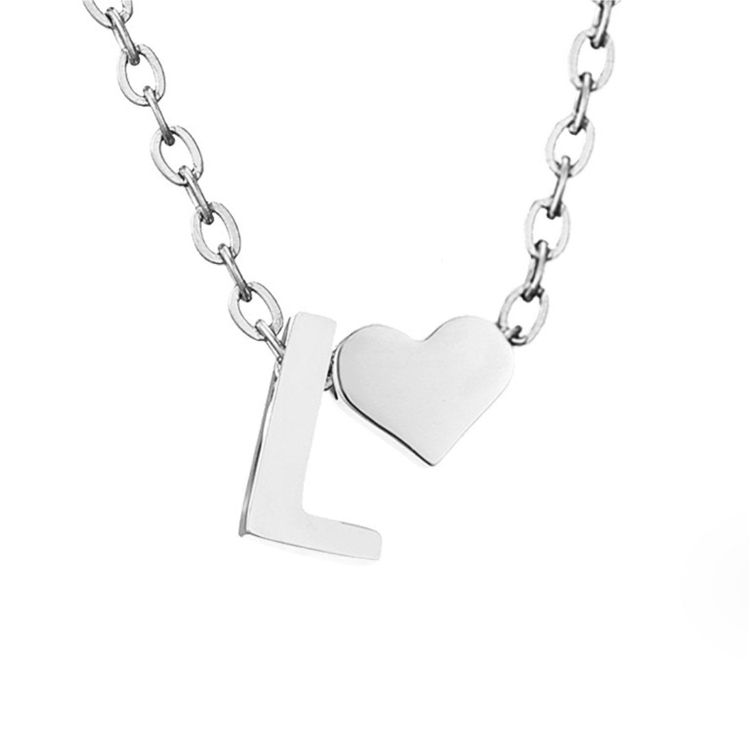 Naszyjnik Srebrny Forever Love & Letter