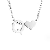 Naszyjnik Srebrny Forever Love & Letter