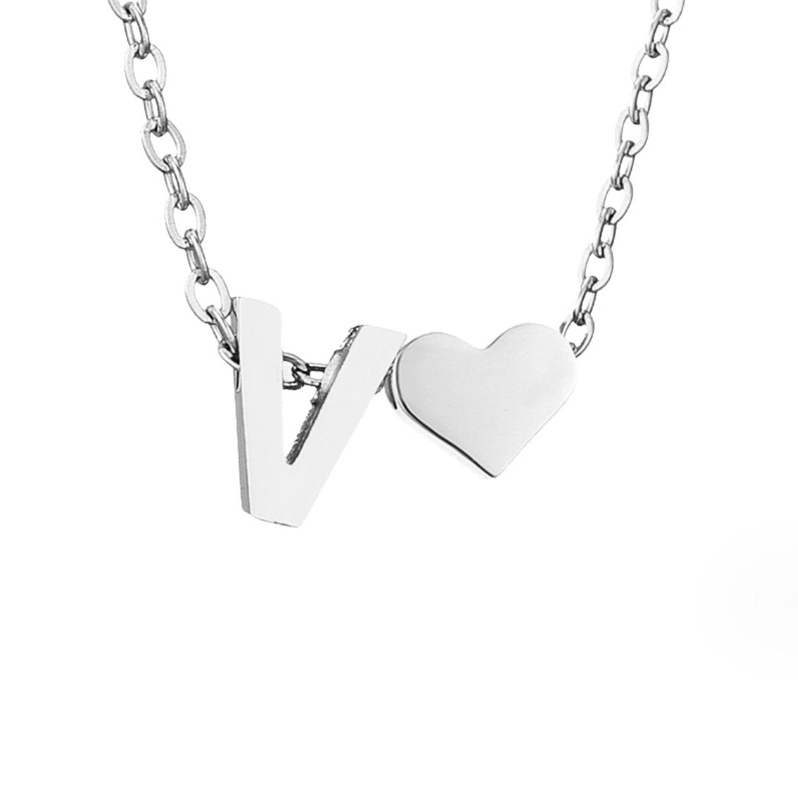 Naszyjnik Srebrny Forever Love & Letter