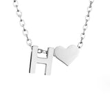 Naszyjnik Srebrny Forever Love & Letter