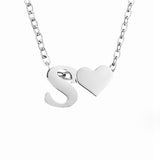 Naszyjnik Srebrny Forever Love & Letter