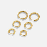 Zestaw Mini Kolczyków Gold Trio