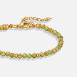 Zielony Bransoletka z Peridotem