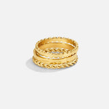 Pierścionek Hella Gold Stacked