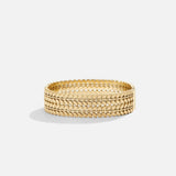 Złota Bangle z Warstwami