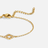 Bransoletka Luxe Crystal Clover