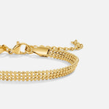 Bransoletka z koralikami Milan Gold