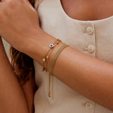 Bransoletka z łańcuszka Gold Mesh Molly