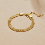 Bransoletka z łańcuszka Gold Mesh Molly