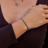 Srebrna Bransoletka Beaded Niloya