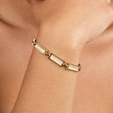 Bransoletka Opal Gold Baguette