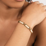 Bransoletka Opal Gold Baguette