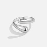 Pierścionek Raven Silver Wrap