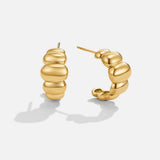 Kolczyki Rene Gold Puff