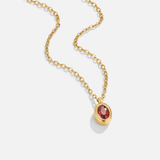 Naszyjnik z Kryształem Ruby Red