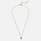 Naszyjnik z Kryształem Ruby Red