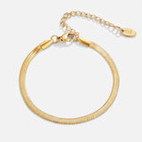 Złota Bransoletka Sarya Snake Chain