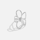 Srebrny Pierścionek w Kształcie Daisies