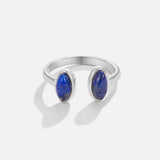 Srebrny Pierścionek z Lapis Lazuli