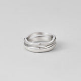 Zestaw Pierścionków Silver Madison Wave