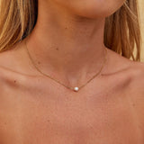 Naszyjnik Solitaire Gold Pearl