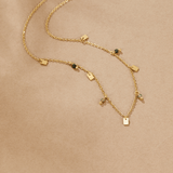 Naszyjnik Tara Gold Square Droplet