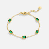 Bransoletka Trinity Emerald